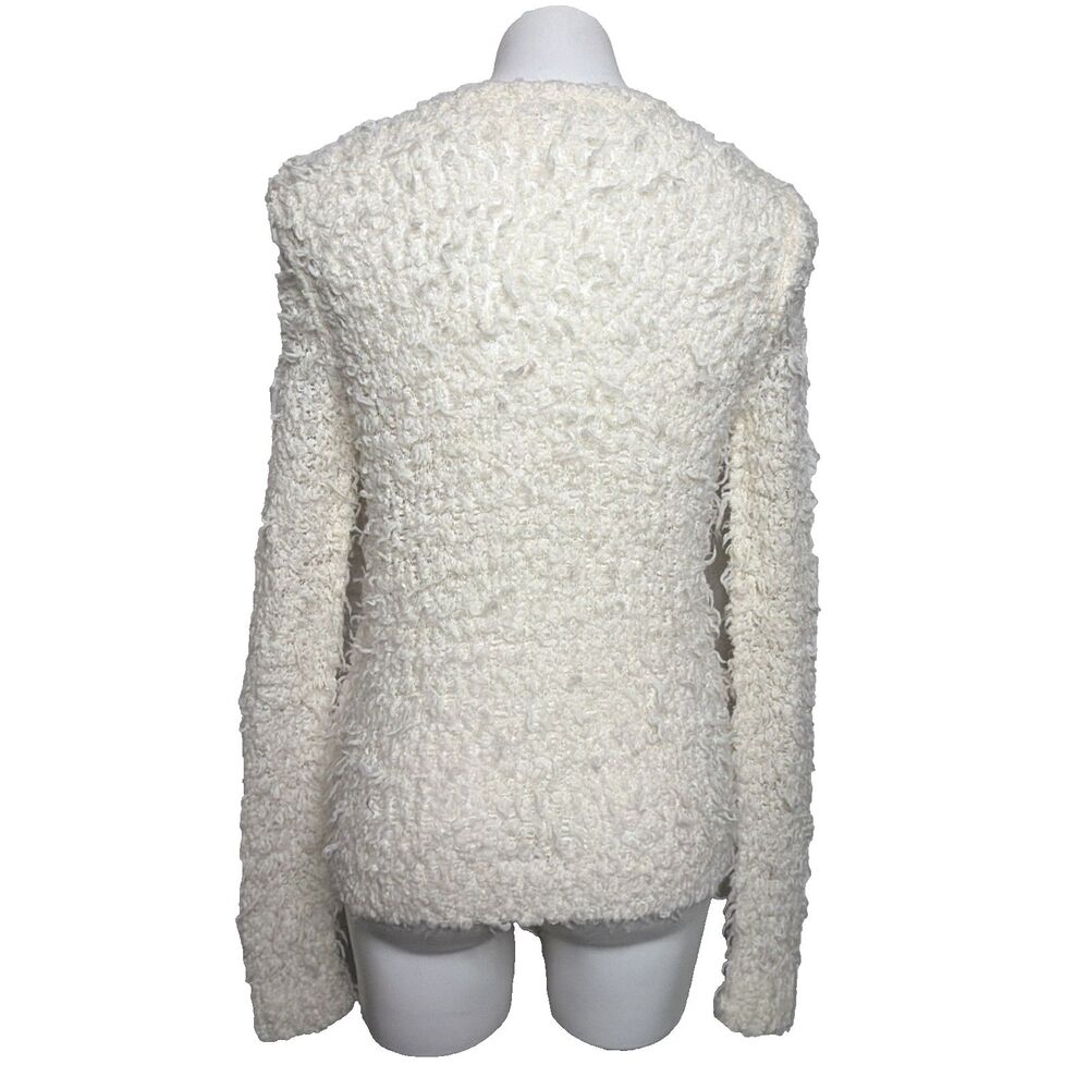 Free People September Song Sweater Ivory S Coquette Cozy Indie Balletcore - Picture 5 of 6